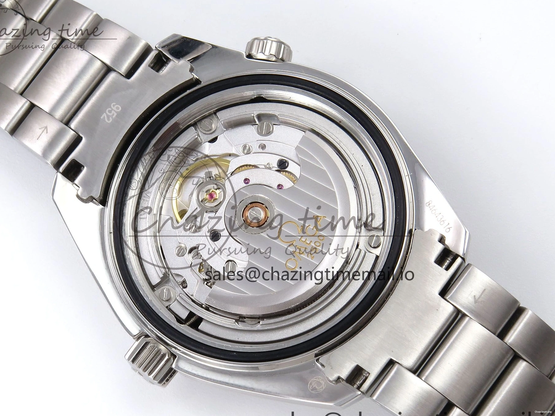 0405 Seamaster “LMPO” OMF 1:1 Best Edition Black Dial on SS Bracelet A Tailored 7703